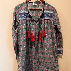 J. Crew Collab Beach Cover Up in Paisley Size M